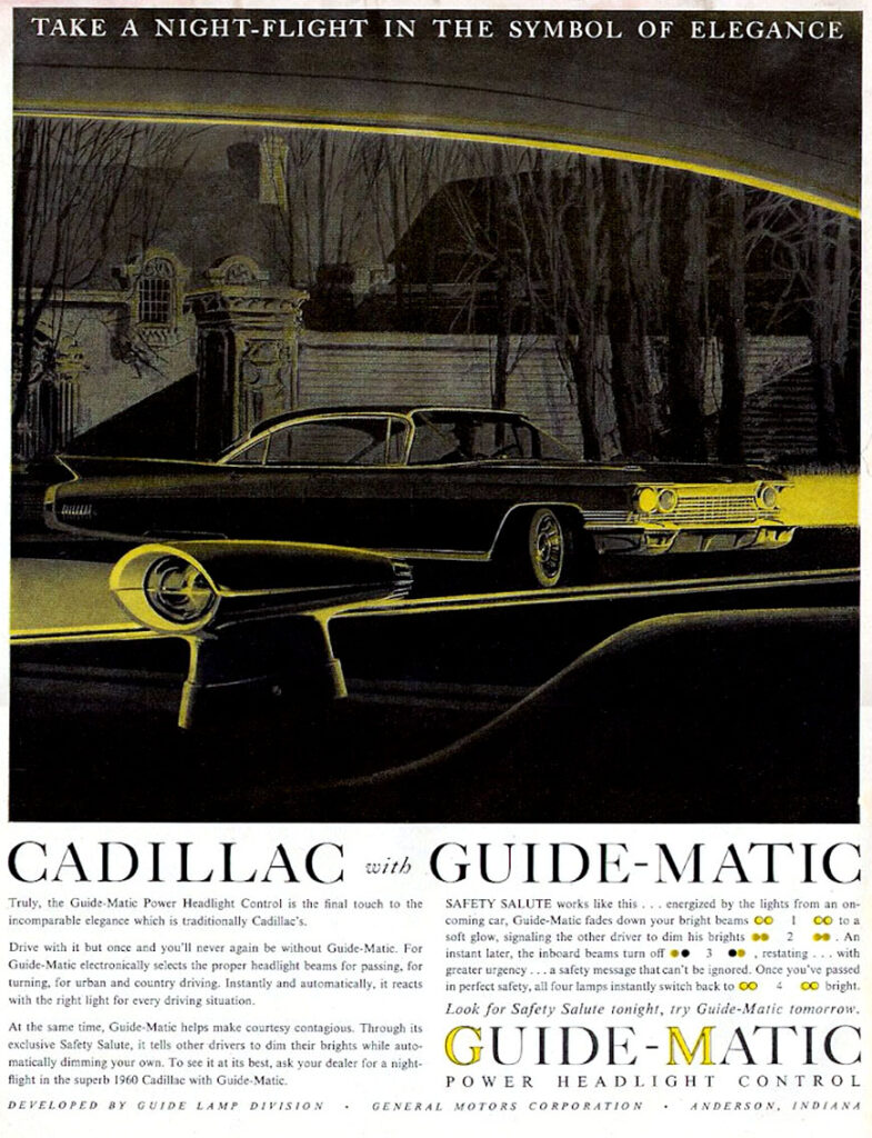 1960 Cadillac Guide-Matic advertisement