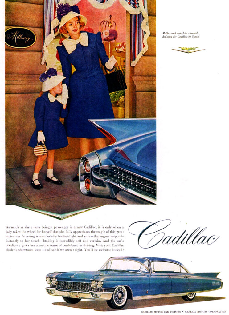 classic Cadillac advertisement