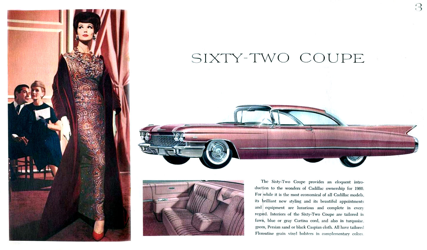 1960 Cadillac dealer sales brochure S62 coupe 