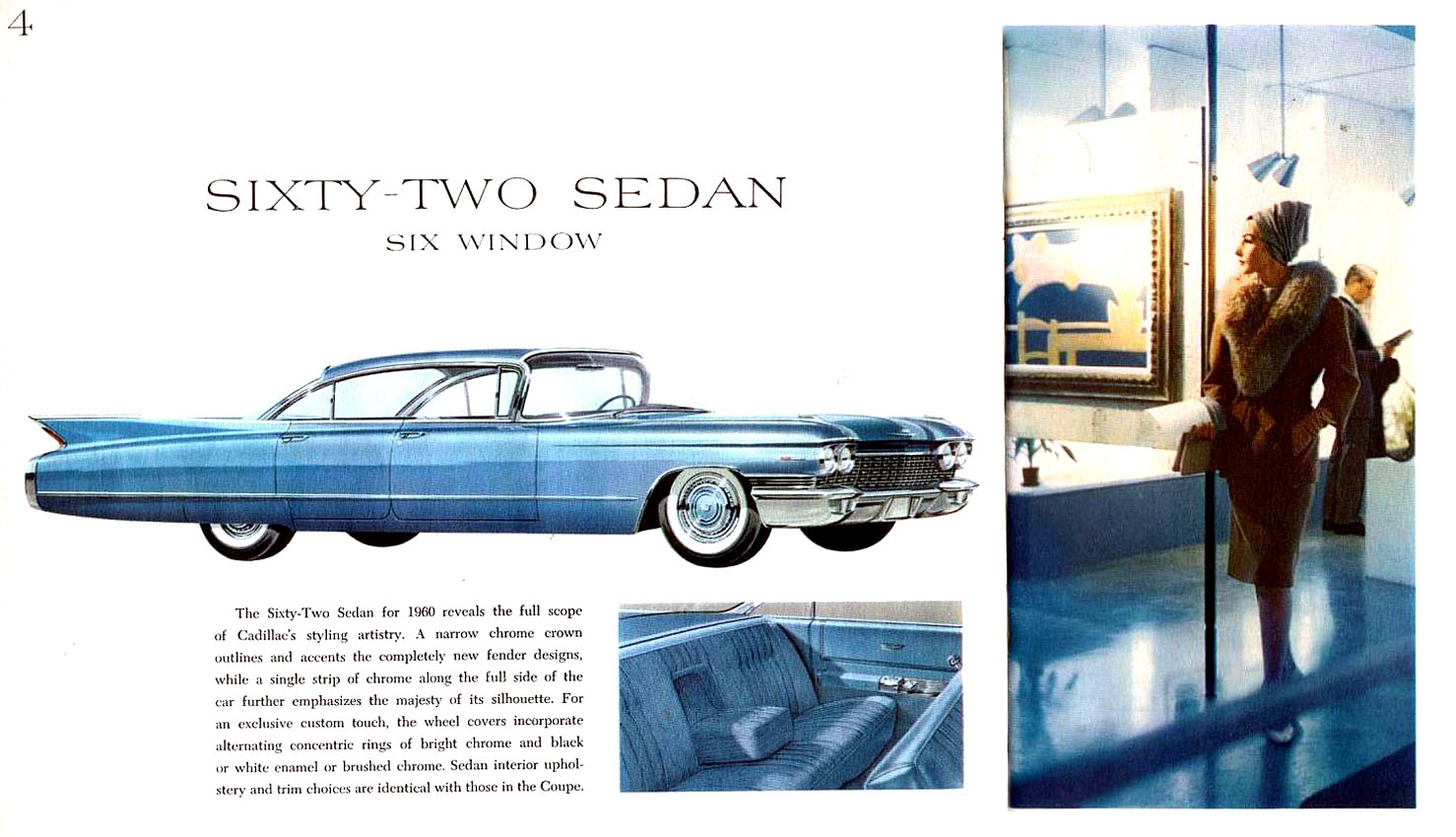 1960 Cadillac Sedan Series 62 dealer sales brochure