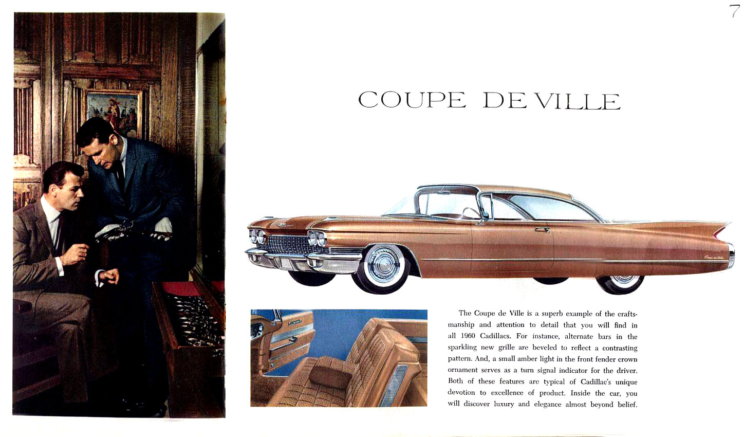 1960 Cadillac Coupe Deville literature brochure