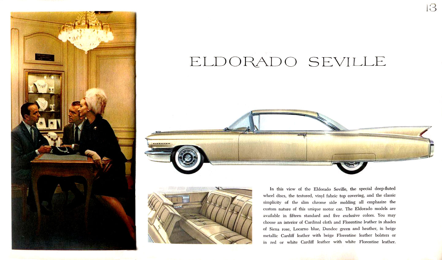 1960 Cadillac Eldorado Seville brochure