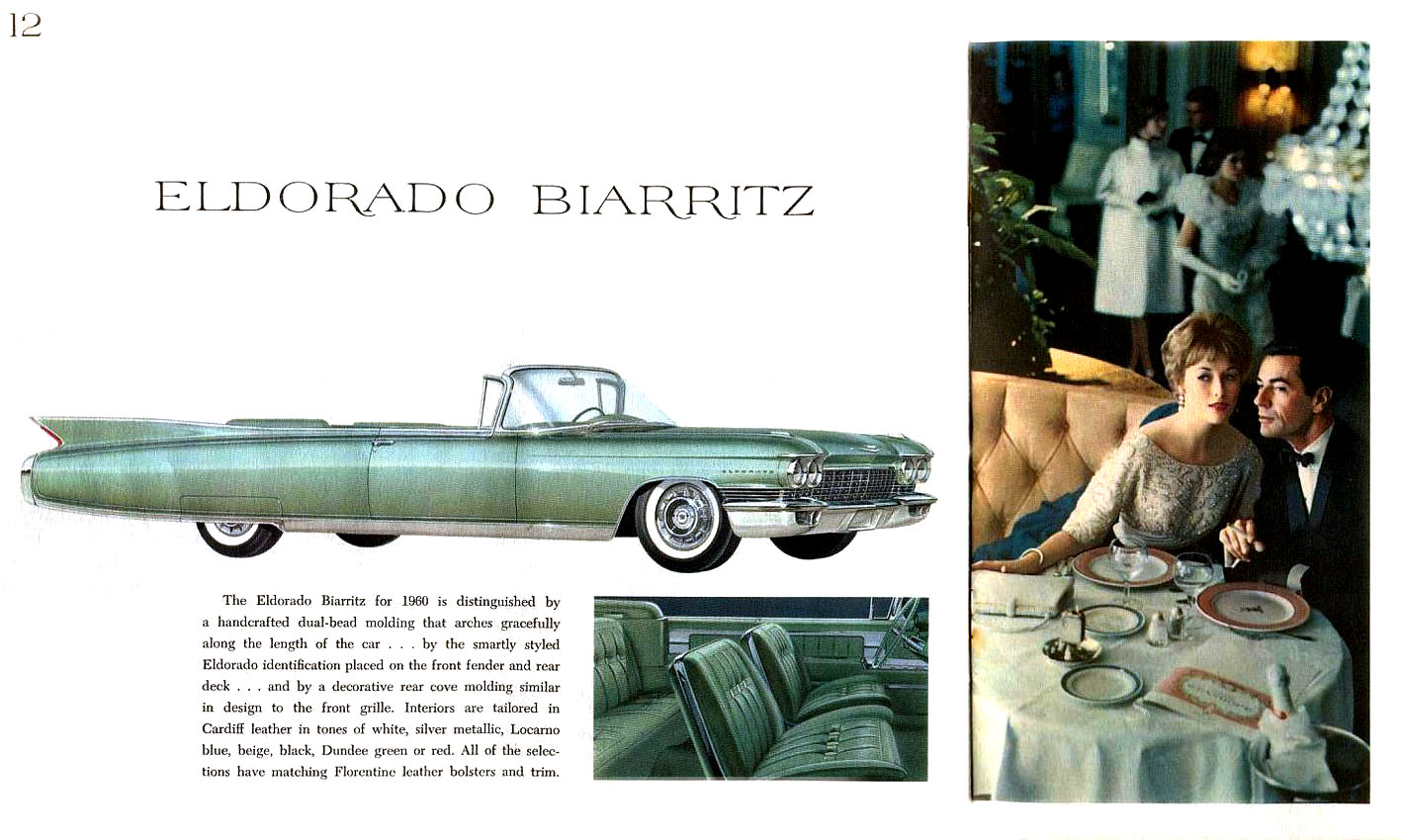 1960 Cadillac Eldorado Biarritz dealer brochure